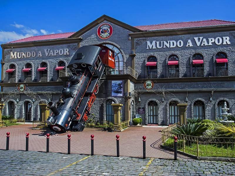Apartamento novo no Condomínio Vista do Quilombo a 50 metros do Hard Rock Café Gramado Exterior foto